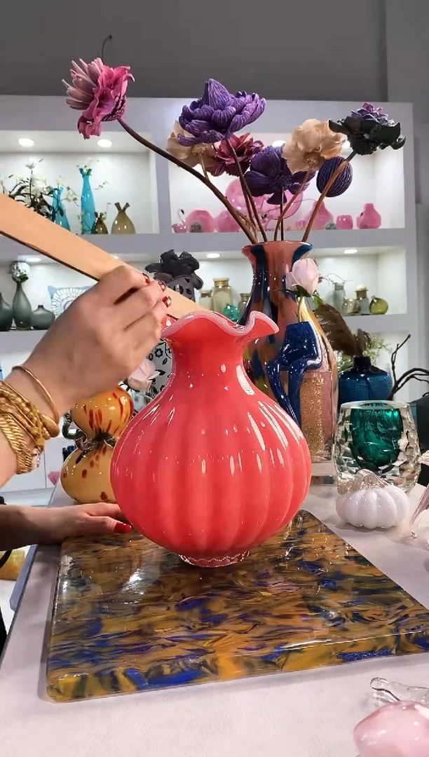 慕忆家手作琉璃花瓶