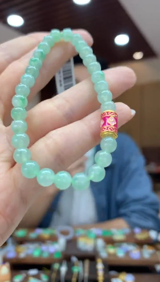 未镶嵌手串翡翠手串