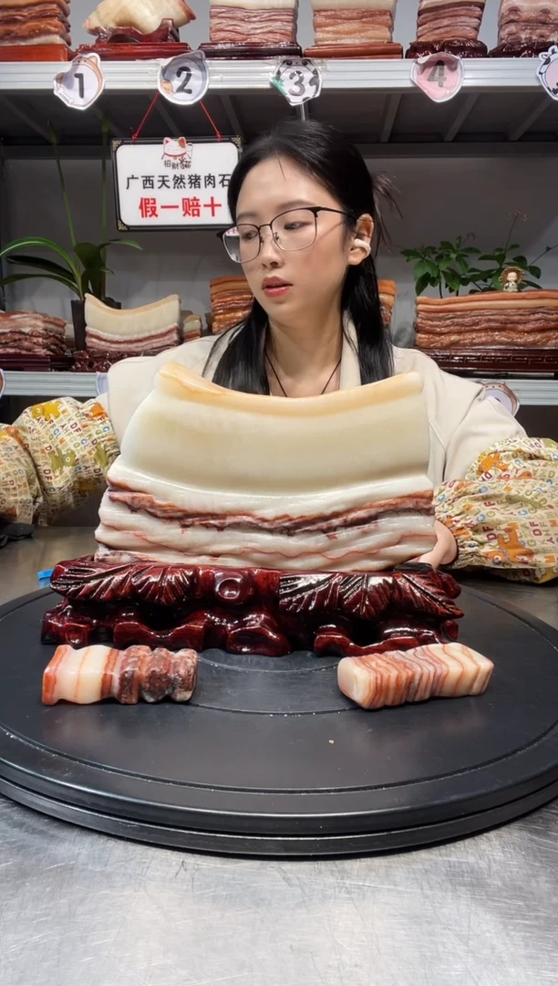 石材天然石材柳州猪肉石尺寸21-18-2.5