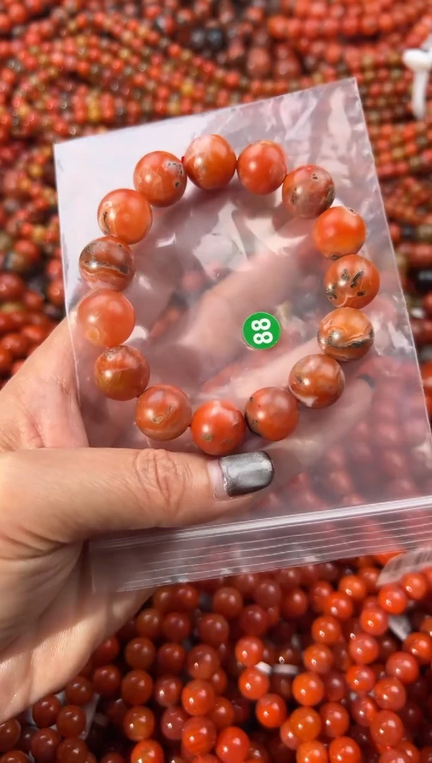 未镶嵌手串南红玛瑙14+