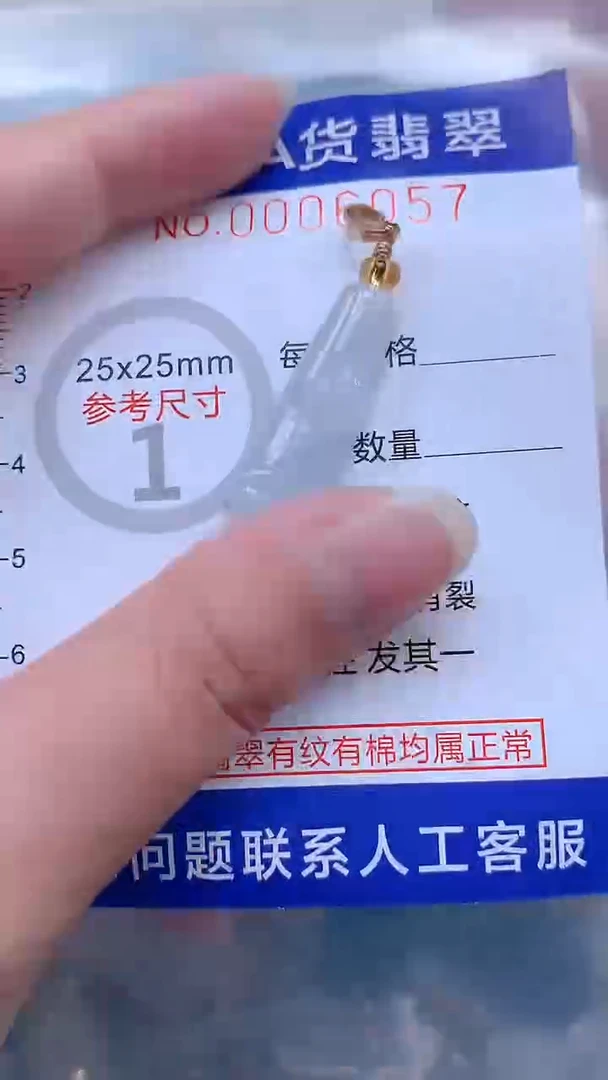 翡翠未镶嵌吊坠(不含链)1