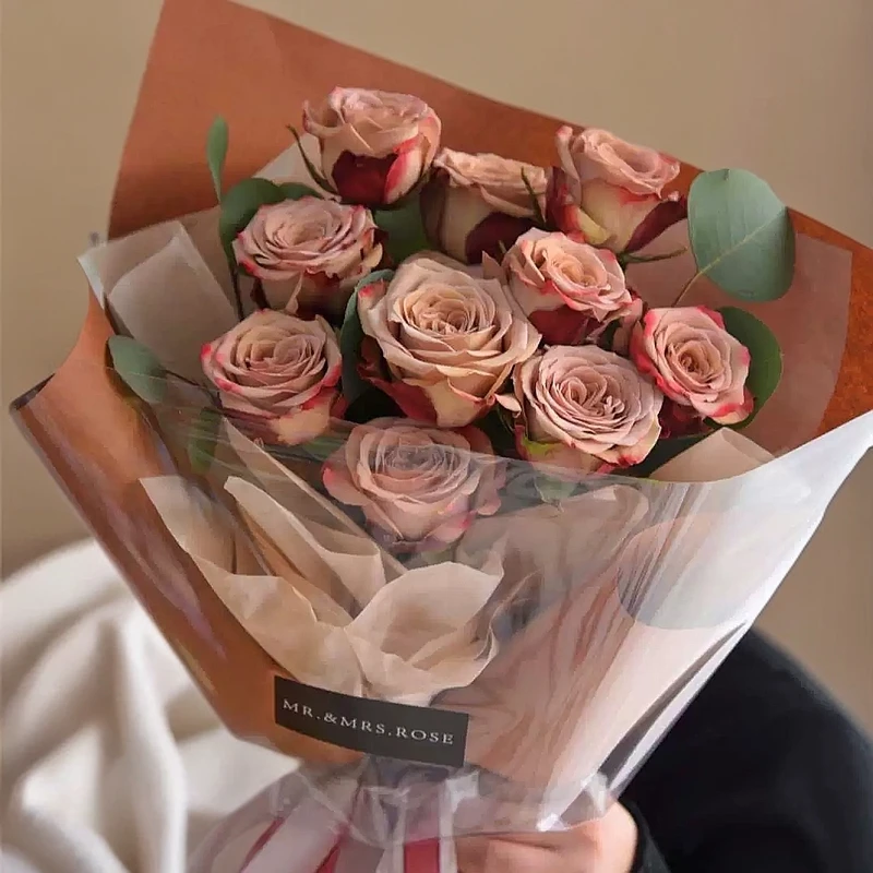 ［心想事橙］女神节-11支卡布奇诺玫瑰花束送闺蜜女朋友礼物生日礼