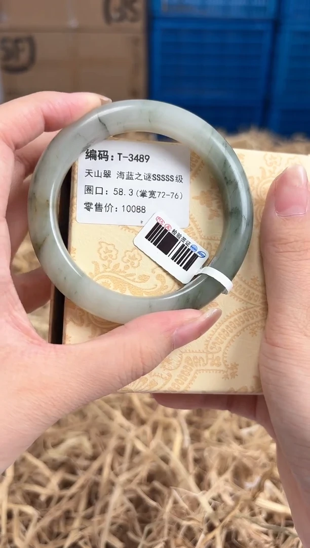 未镶嵌手镯石英质玉T-3489