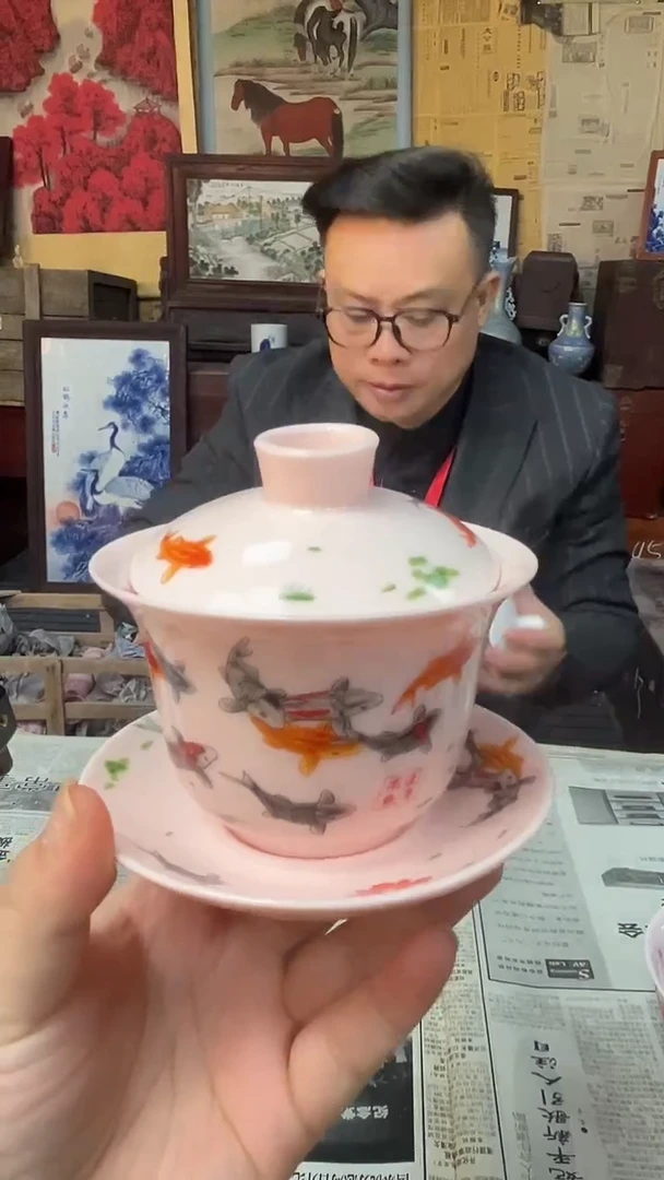 摆件陶景德镇老瓷仓0021