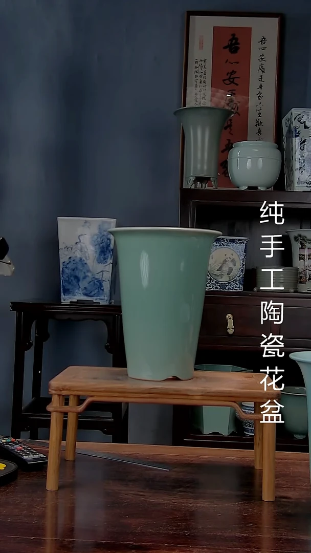 景德镇陶瓷手工花盆