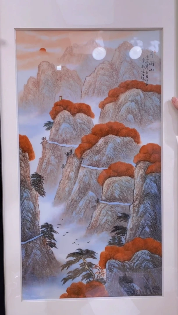 吴义松陶瓷联盟手绘陶瓷编码：2474