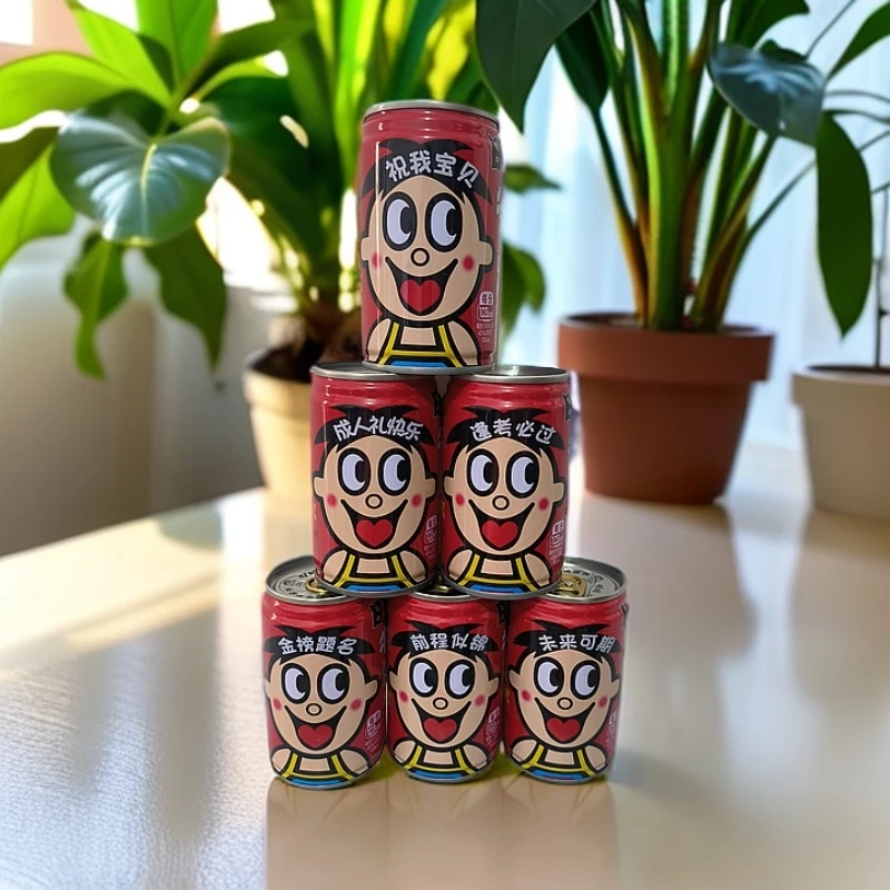 旺仔牛奶245ml*6罐刻字定制礼品学生惊喜礼物高考中考生日礼盒