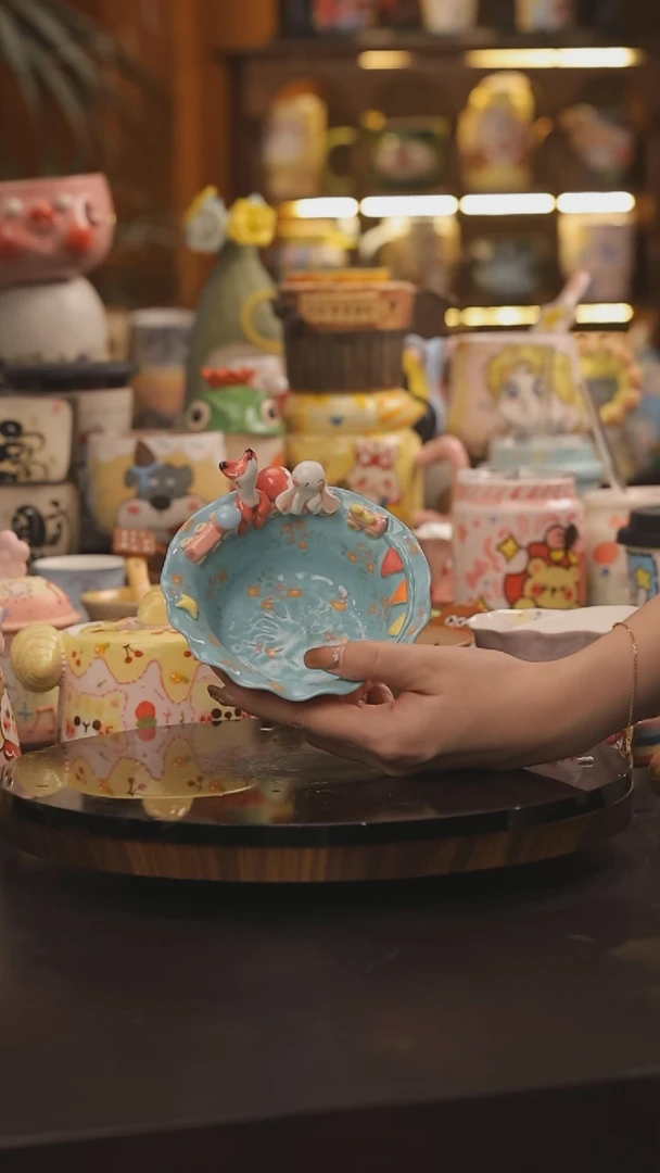 景德镇釉下彩绘设计师款式陶瓷