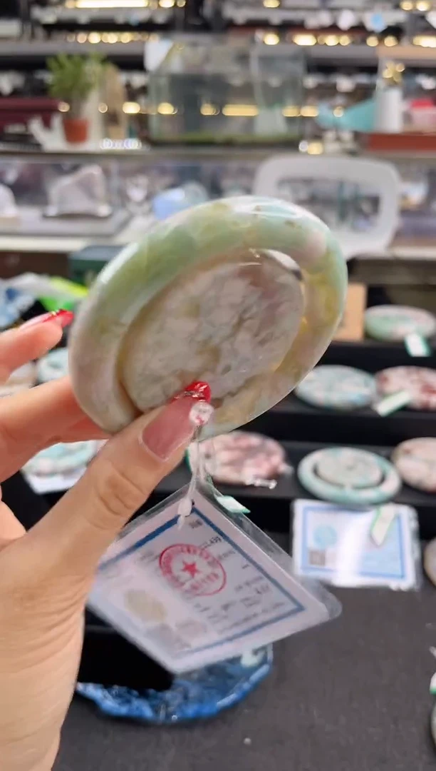 未镶嵌手镯石英质玉圈口（赠品镯心）