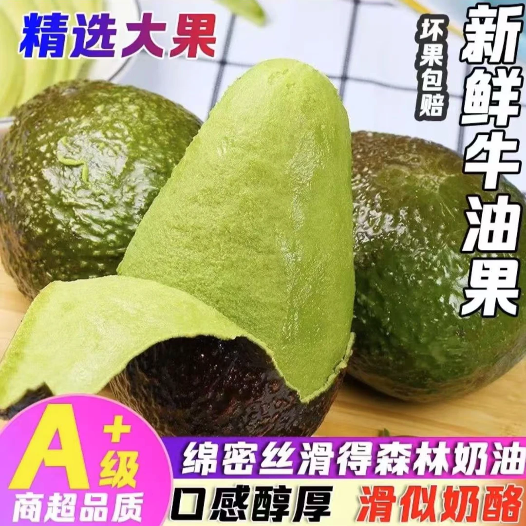 SQ催熟食用坏果包赔哈斯牛油果秘鲁进口新鲜果当季新鲜120-150g
