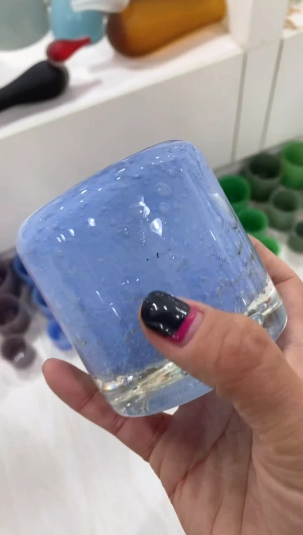 【闪购商品】琉璃慕忆家花瓶微瑕