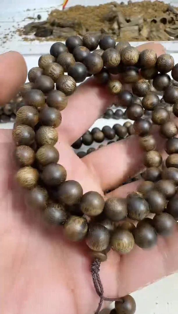 【闪购商品】沉香手串乌身0.8规格多圈30克