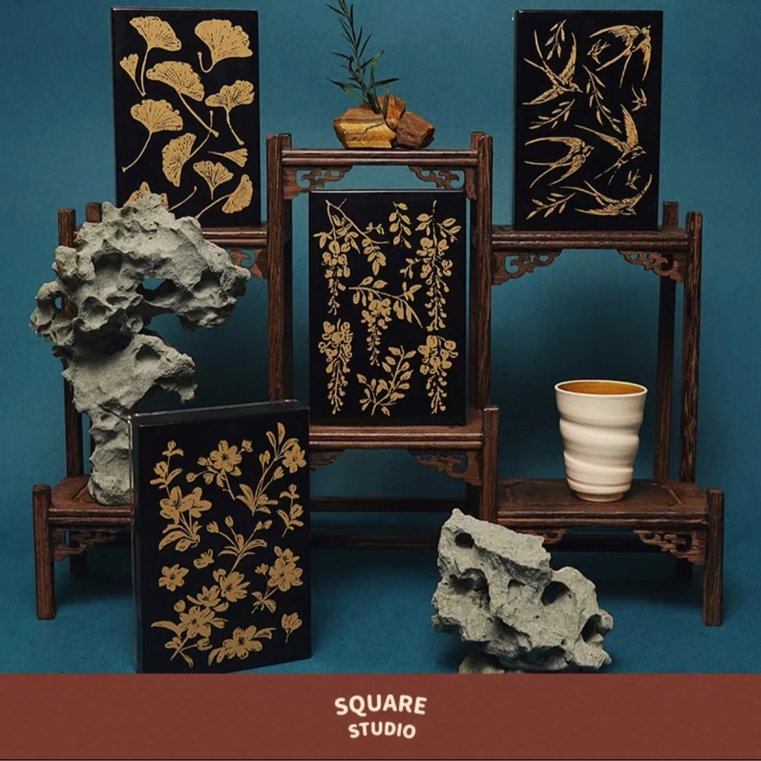 【平方Studio】北京系列大印章 原创木质新中式古风手帐拼贴diy