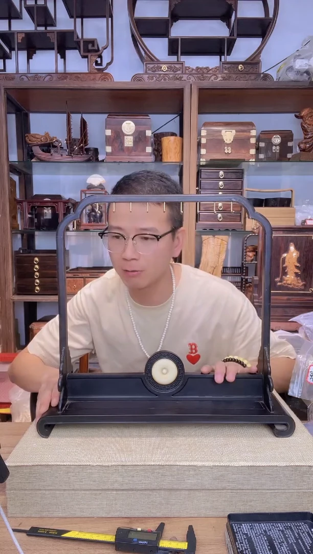 乌木类书架537紫光檀笔架   返修款瑕疵