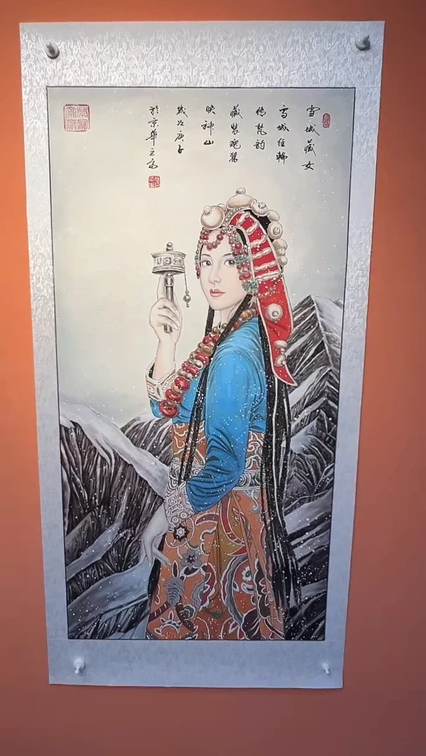 国画Q张巨富 人物画1