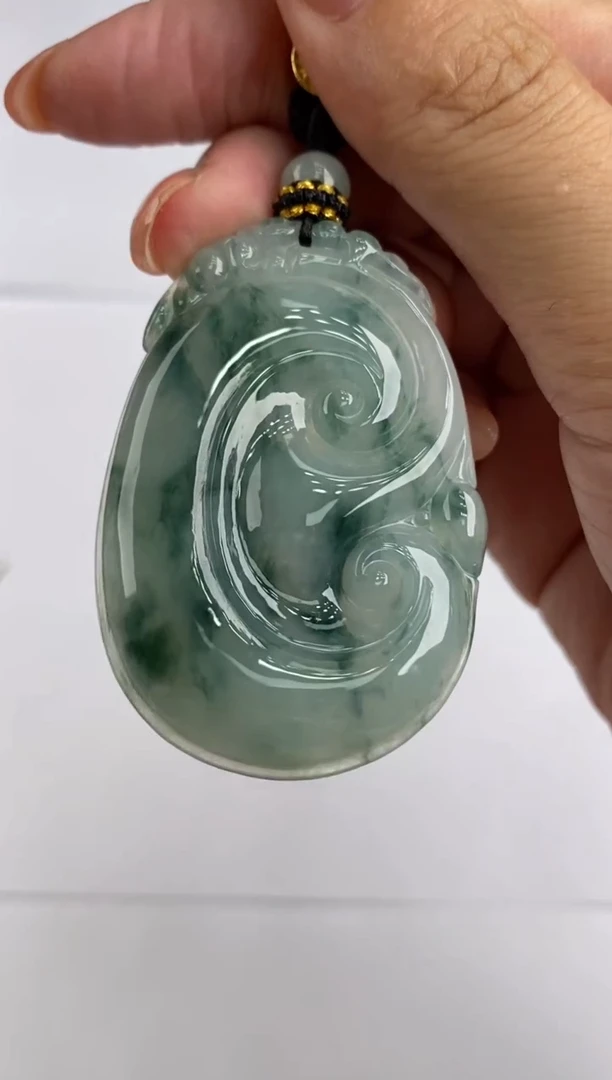未镶嵌挂件翡翠305437       多样性发一件  多人