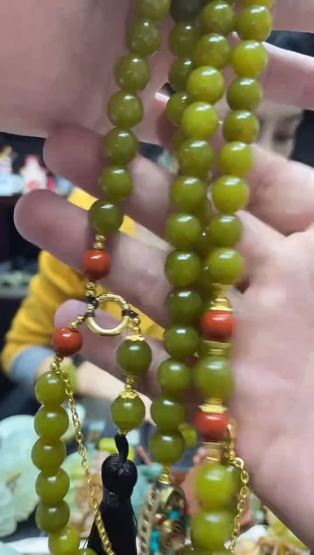 未镶嵌岫玉项链·多样性发*货拍一发一