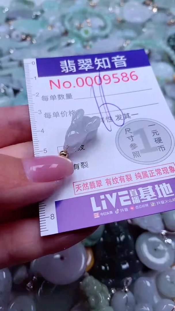 吊坠(不含链)未镶嵌翡翠9586