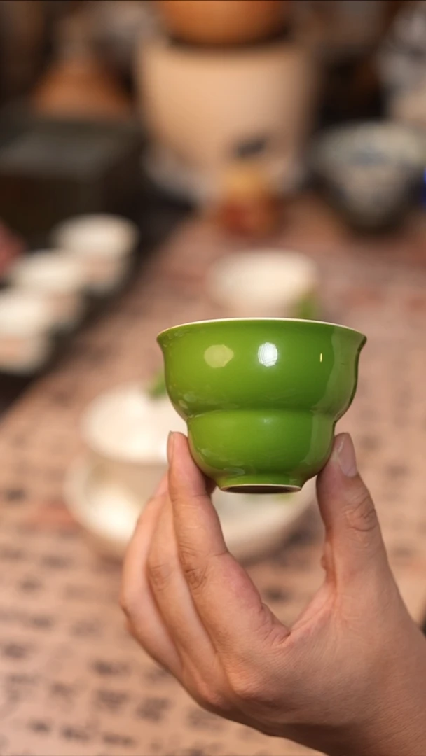 茶具葫芦绿主人杯