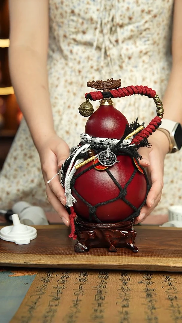 233号精品大漆酒葫芦防腐防渗装水茶酒