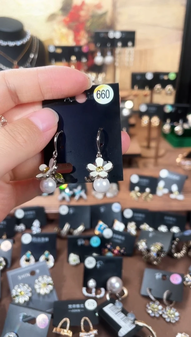 合金925银锆石豆660