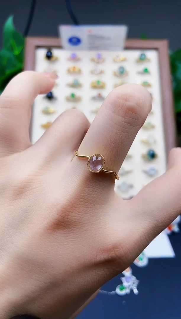 银S925镶嵌戒指翡翠12