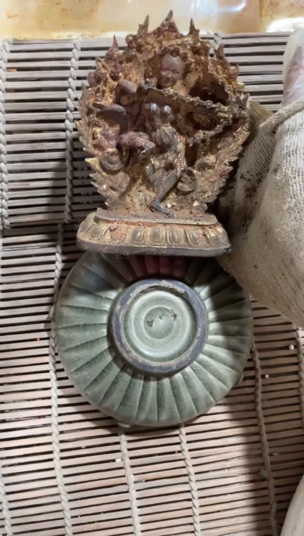 瓷片手工，手绘，陶瓷