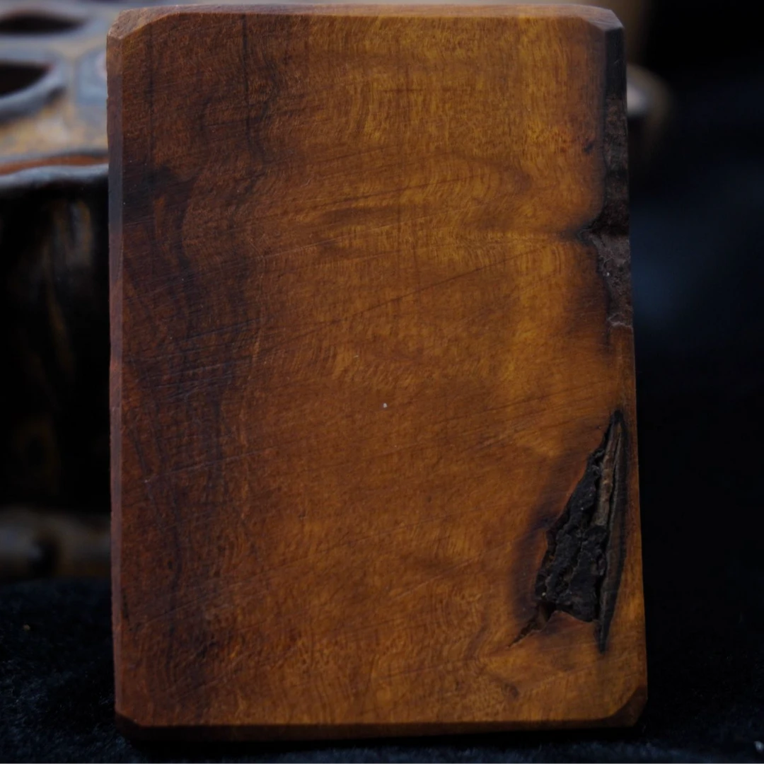 雷击枣木饰品无事牌雷痕牌