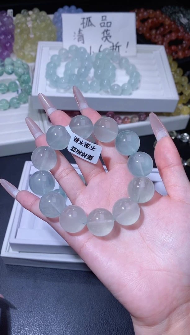 未镶嵌手链萤石1028.20绿萤石手串多样性发其一