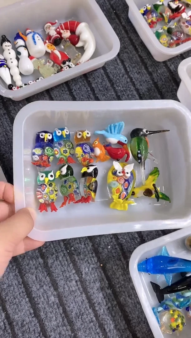 琉璃手工艺品瑕品套餐12件（瑕品不退换）