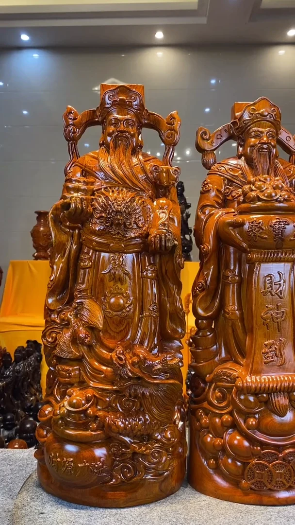 古夷苏木御龙财神爷