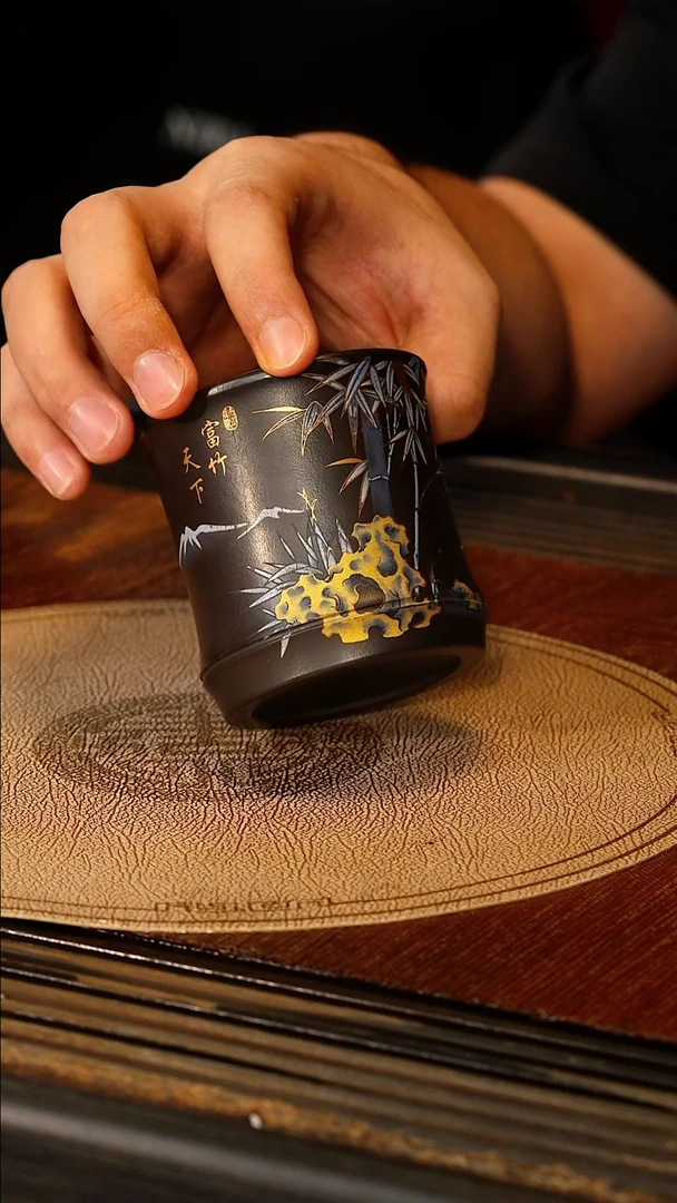 宜兴紫砂团团紫砂精选主人杯