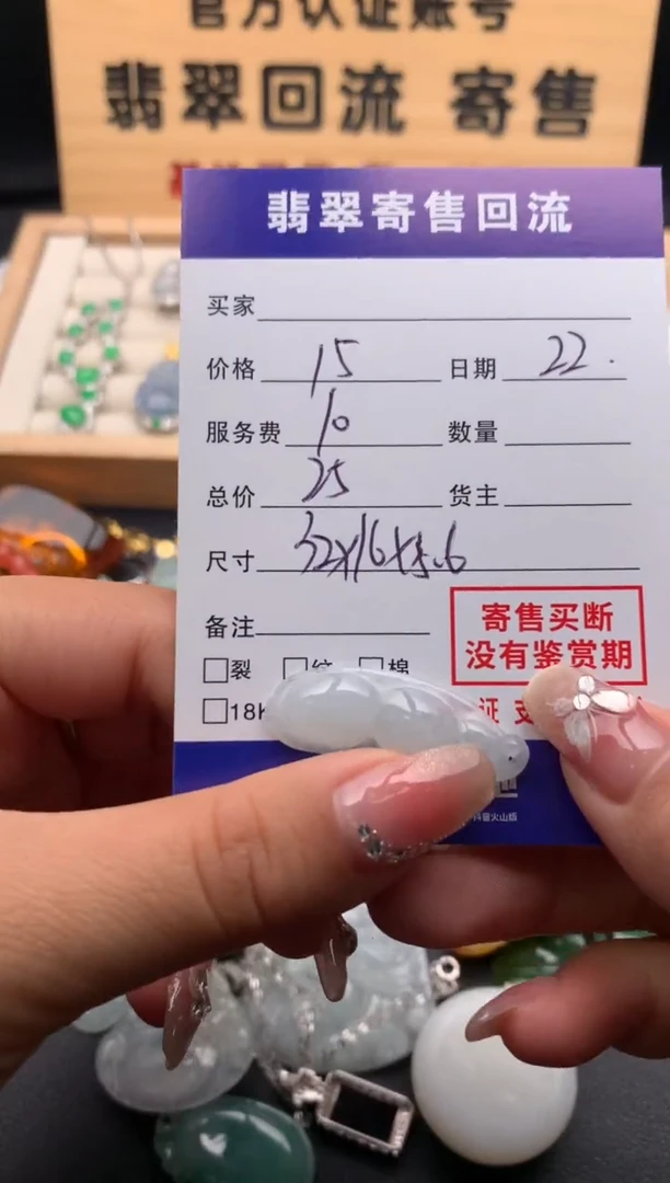 【闪购商品】翡翠颈饰未镶嵌10124010