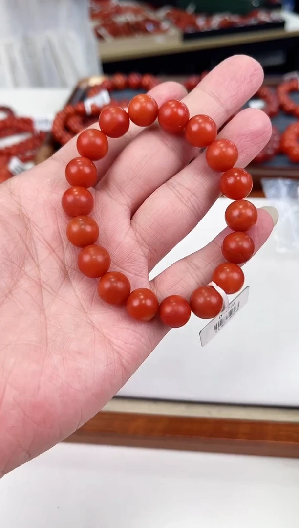 南红玛瑙保山手串11+未镶嵌一个/条