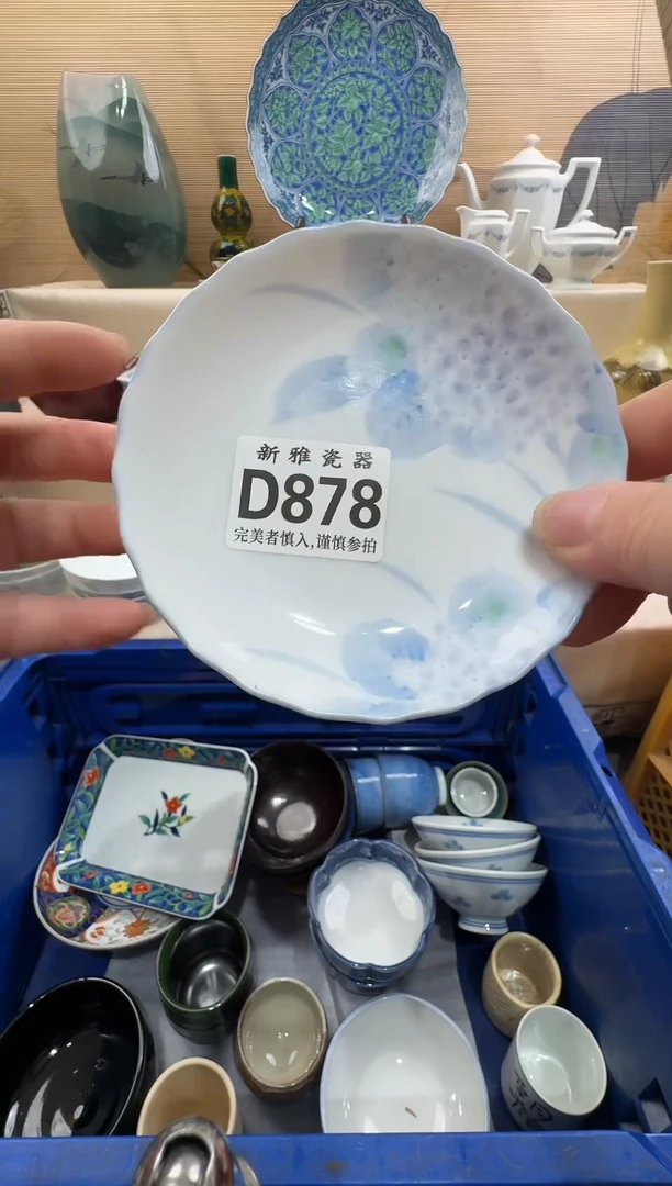 瓷片朱**珠          D878