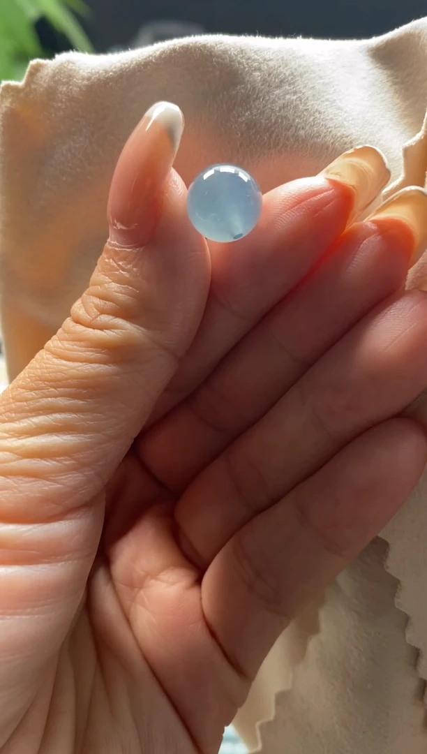 未镶嵌手链翡翠散珠卡10MM圆珠