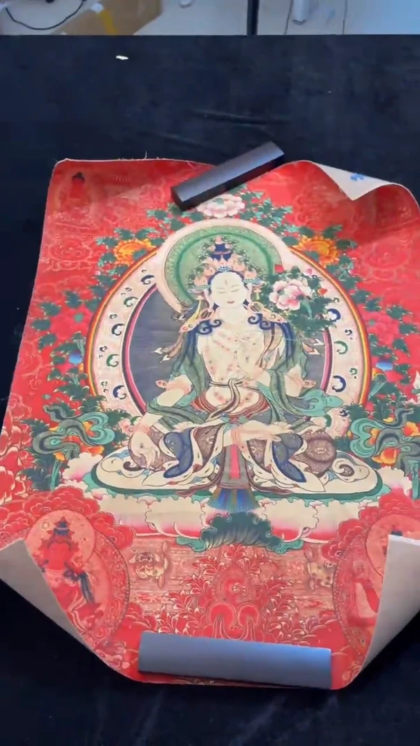 装裱画唐卡藏艺阁高端精美绘画作品TK16036