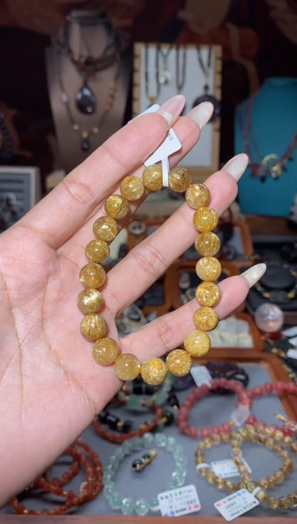 【闪购商品】水晶手串未镶嵌金发晶