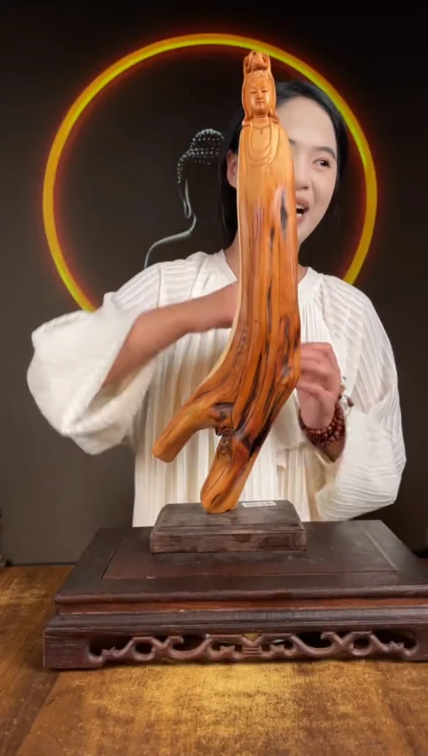 柏木（崖柏）手工摆件,先抢先得! 编号:202