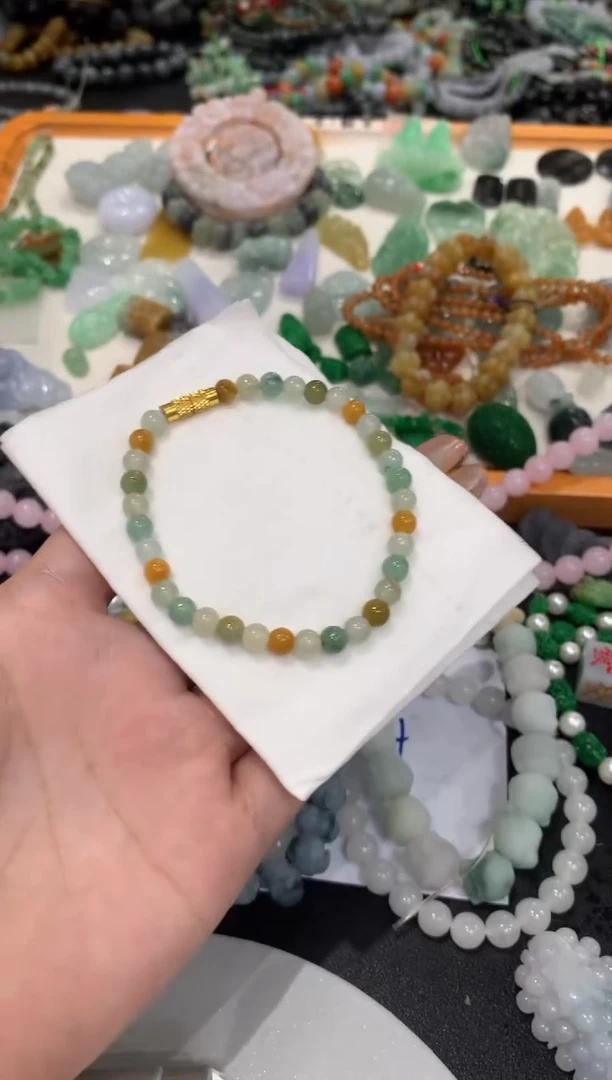 未镶嵌手串翡翠翡翠