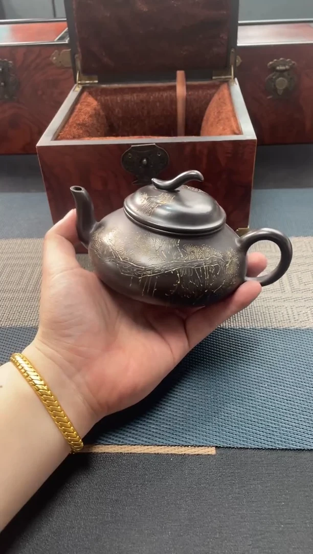 茶壶紫砂134 宜兴原矿紫砂