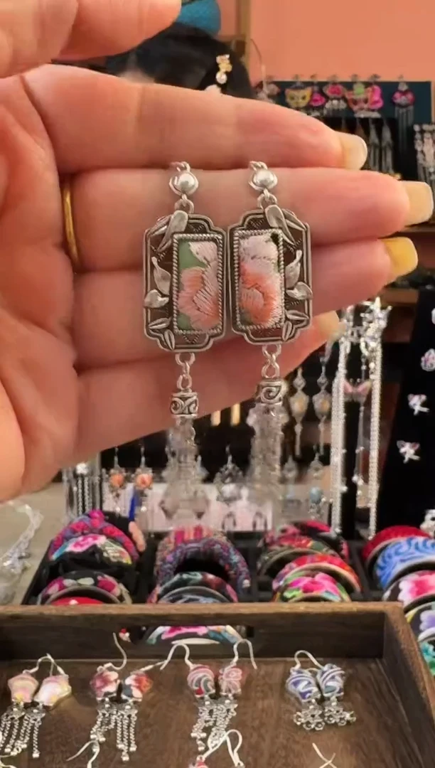 织绣艺枝独绣老绣饰品102