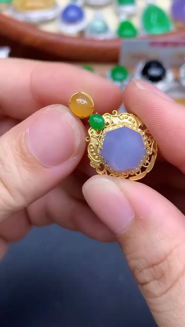 颈饰未镶嵌翡翠448-中国好珍宝