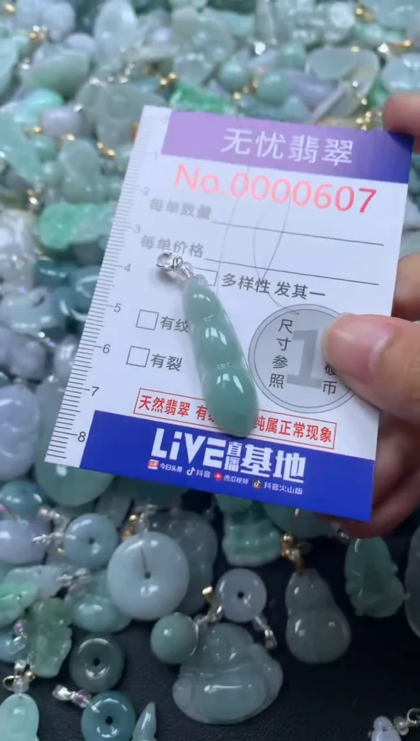 颈饰未镶嵌翡翠607