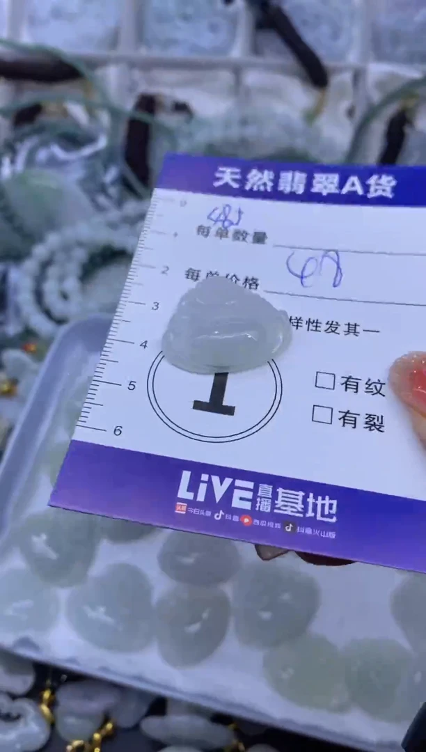 颈饰未镶嵌翡翠天然翡翠A货批量多样性发一件