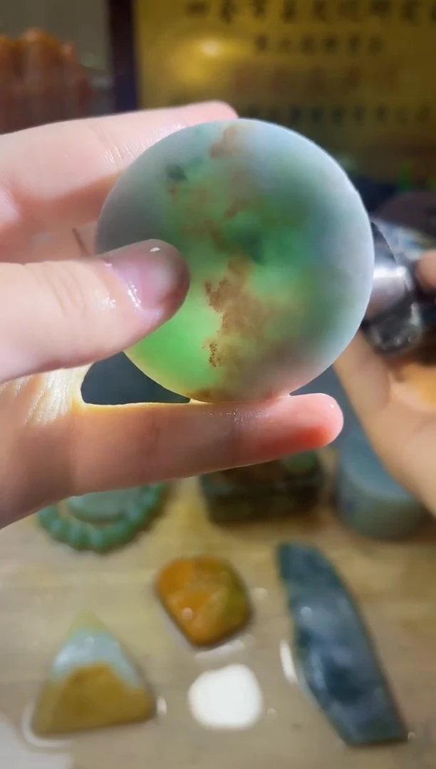 未镶嵌挂件翡翠A货小璀4134