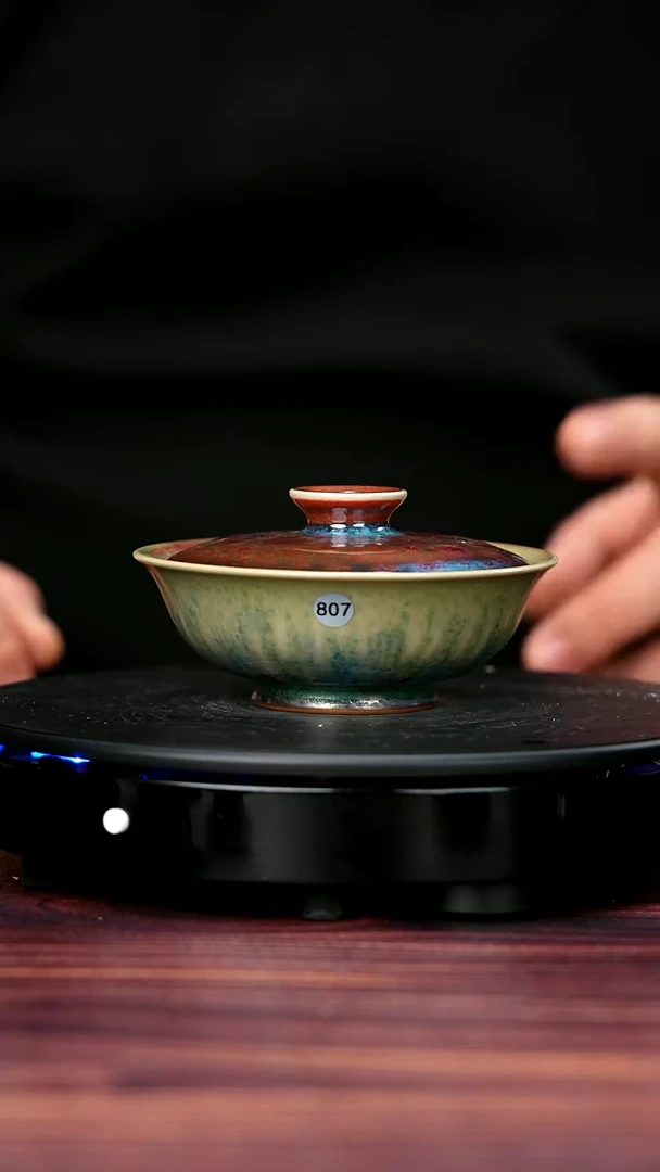 其他钧瓷807#盼龙窑一级品原矿钧瓷盖碗