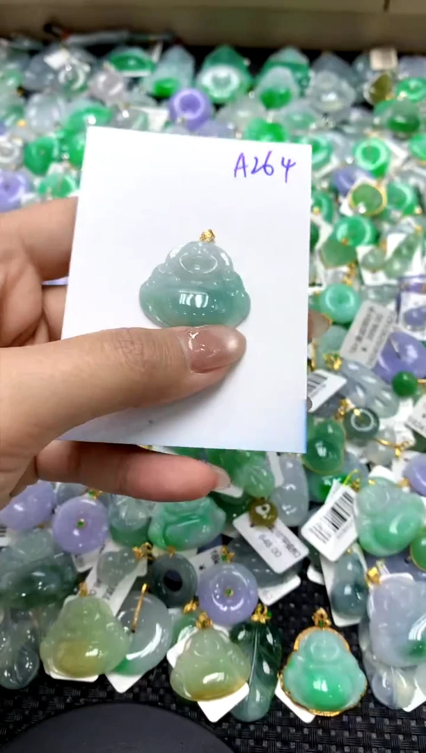 【闪购商品】翡翠颈饰18K金镶嵌111111111