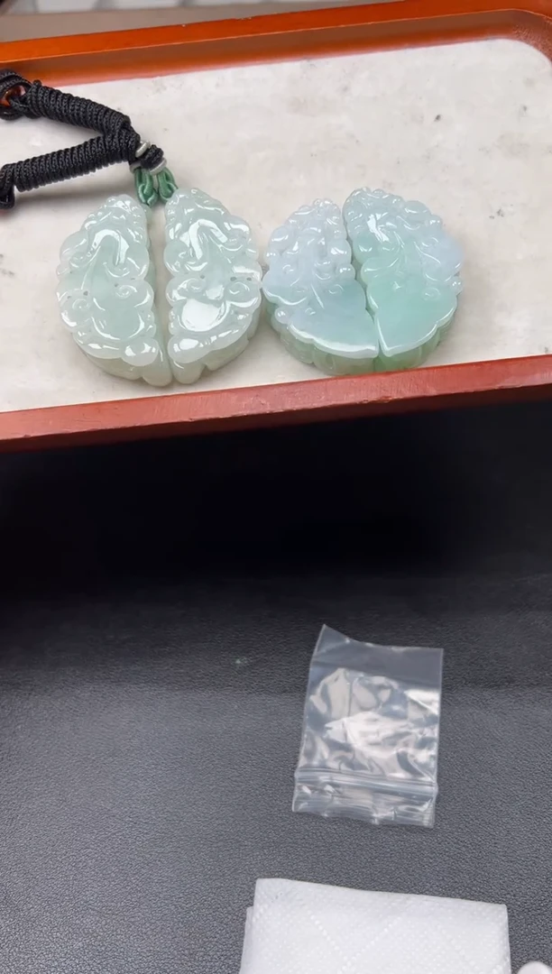 未镶嵌定制翡翠9-19HDJT0203023多样性发其一对