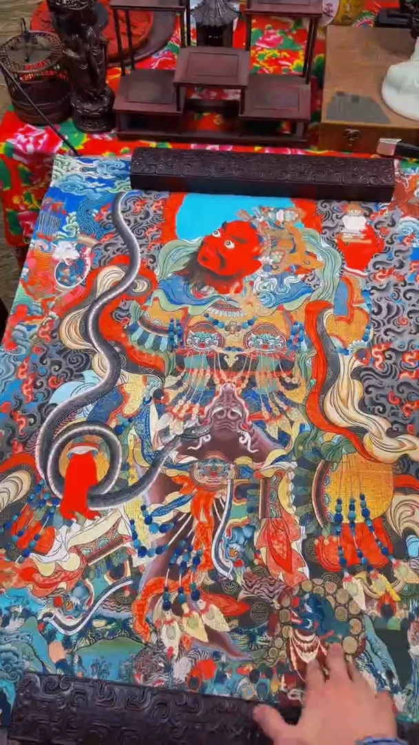 装裱画精选链接绘画唐卡-